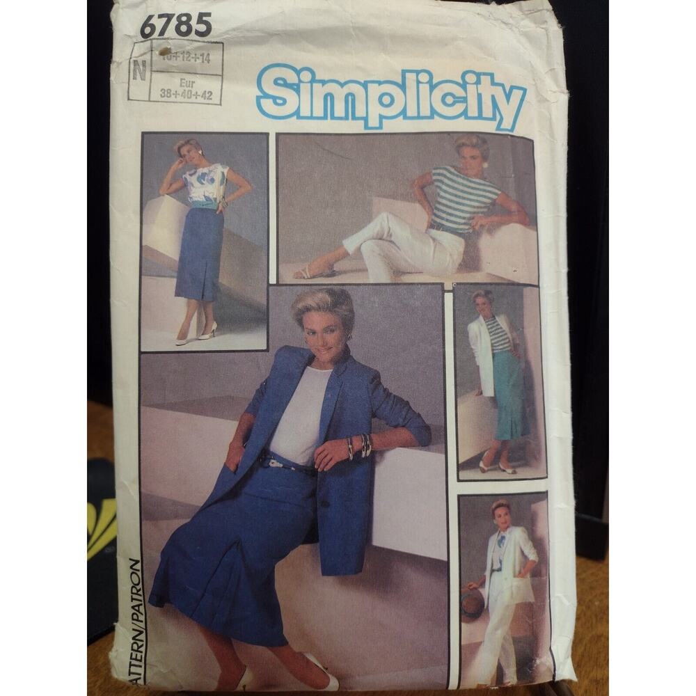 Vintage‎ Simplicity Pattern 6785 Misses' Go-Everywhere... (1985)